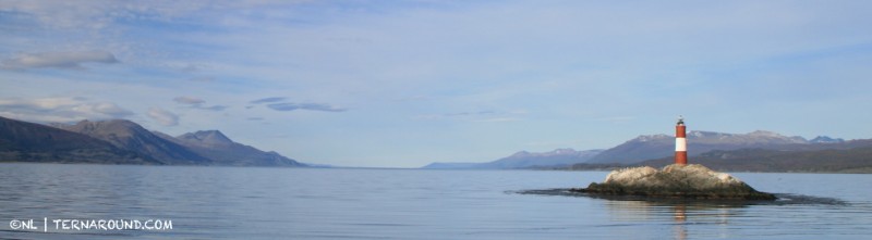 Beagle Channel - eastern view - lighthouse - panorama